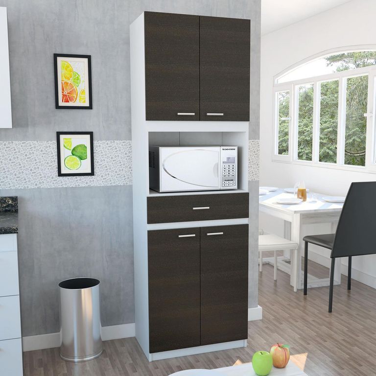 Mueble de Cocina Bau Blanco-Wengue