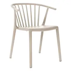 ZIYAZ - Silla de Comedor Woody Marfil