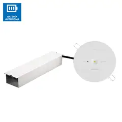 LIGHTECH - Lámpara de Emergencia Empotrar 5W 75K