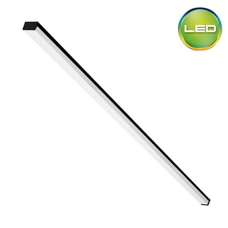 Artefacto Lineal Luz Fría 36W Negro