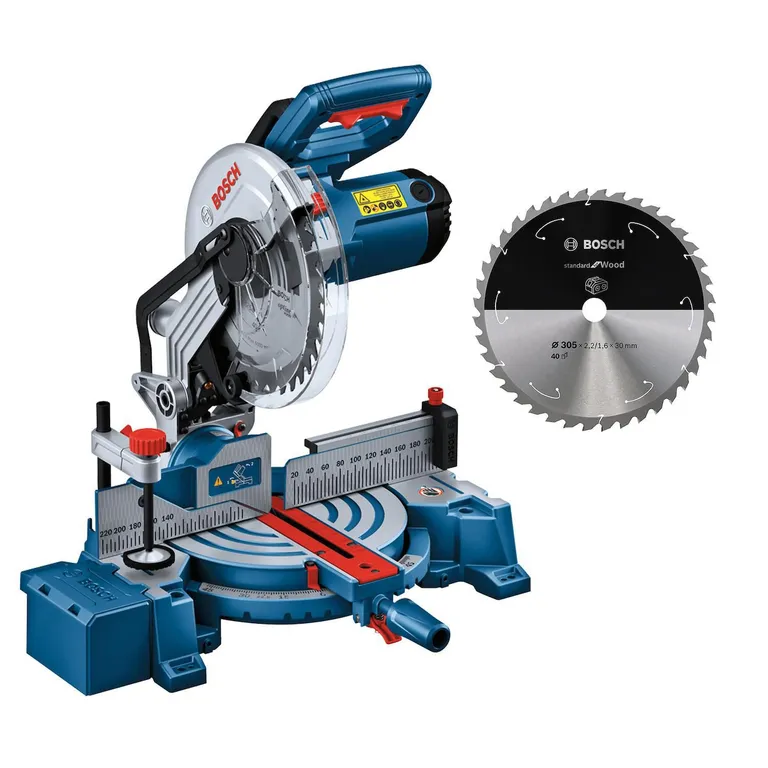 Sierra Ingleteadora Bosch GCM 254 - 1750W + 1 disco madera 40 dientes