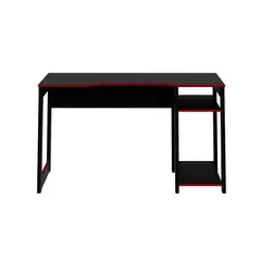 BONNO - Escritorio Gamer Sirion Negro/Rojo