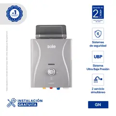 Sole - Terma a Gas GN Sole Multipunto 8 LT
