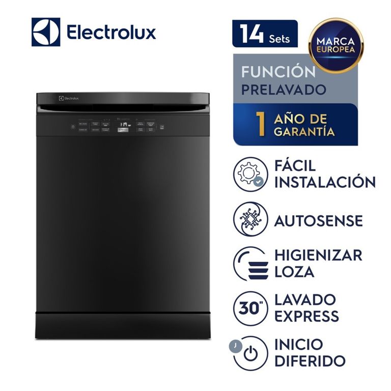 Lavavajillas Electrolux 14 Sets EHFE14T2MSBXB Negro