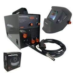 GLADIATOR - Soldadora Inverter 220V - 200A Máscara Gladiator