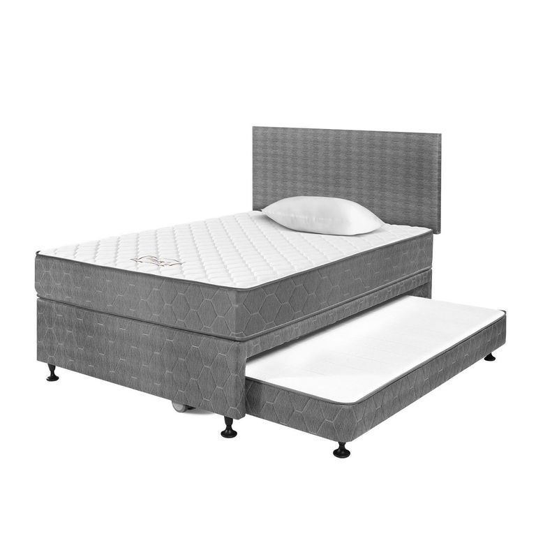 Dormitorio Diván 1.5 Plazas + Almohada + Protector