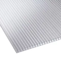 POLYARQ - Techo de Policarbonato Alveolar Clear 1.05m x 2.90m x 6mm Polygal