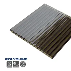 POLYARQ - Techo de Policarbonato Alveolar Bronce 1.05m x 2.9m x 5.5mm Polyshine