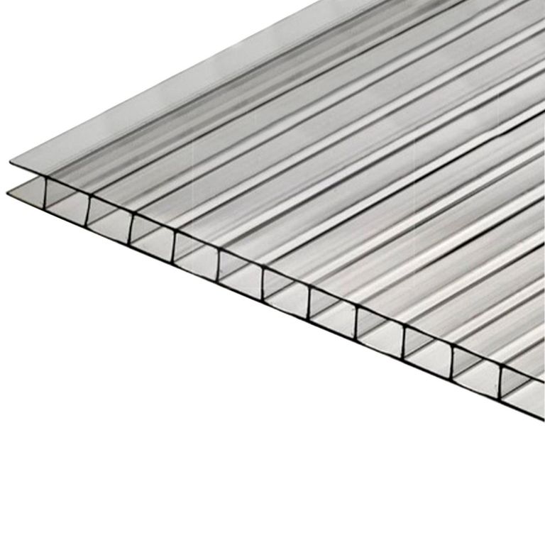 Techo de Policarbonato Alveolar Clear 2.10m x 5.80m x 8mm Polygal