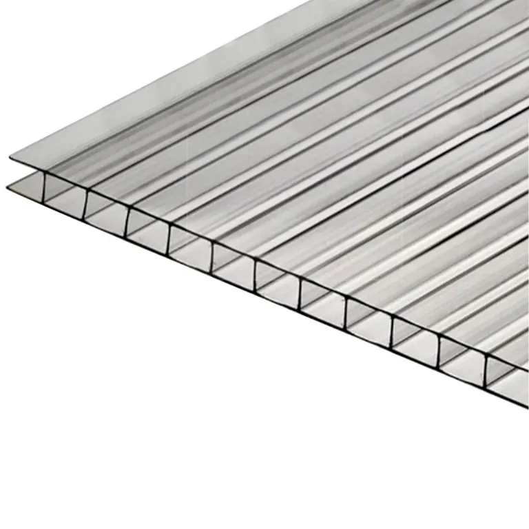 Techo de Policarbonato Alveolar Clear 1.05m x 2.90m x 8mm Polygal