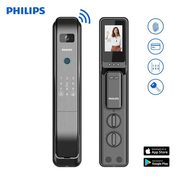 Cerradura Inteligente Philips Negro 303 VP-5HWS