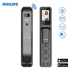 PHILIPS - Cerradura Inteligente Negro 303 VP-5HWS