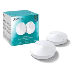 TP LINK - Deco M5 2 Pack Sistema Wi-Fi 5 GHz 2,4 GHz Mesh AC1300