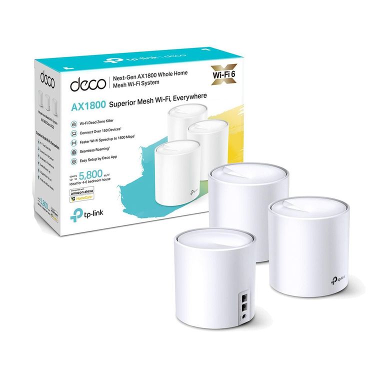 Deco X20 3 Pack A001 Mesh Sistema Wi-Fi 6 AX1800