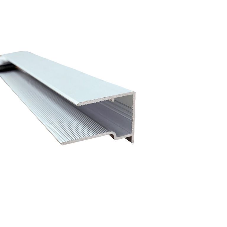 Canal De Aluminio Para Bordes De Plancha De Policarbonato U De Aluminio C/ Rompe Gotas 6Mm X 6.00M