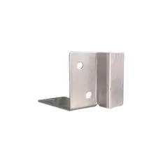 POLYARQ - Sistema Polywall: Abrazadera De Fijacion De Acero Inox 30 Mm Accesorio De Fijación Para Fachada De Policarbonato