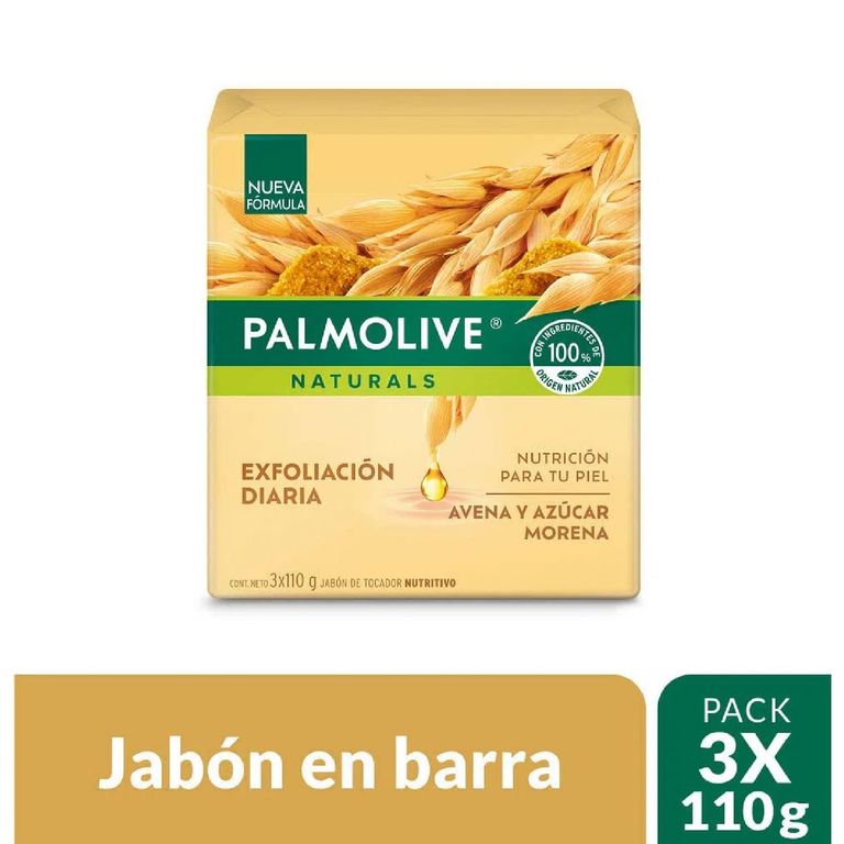 Jabon Avena Y Azucar Pack X3 Palmolive 110G