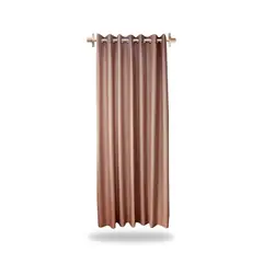 DECORACIONES LEON - Cortina Ojal Metal Beige