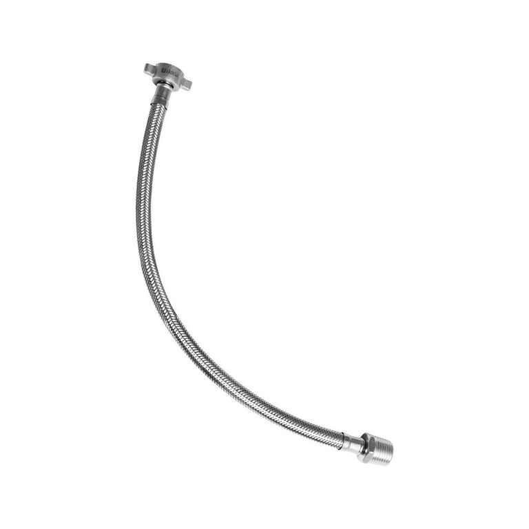 Tubo de Abasto Acero Inoxidable 1/2 x 1/2 40 cm para Lavatorio Vainsa