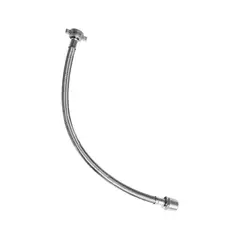 VAINSA - Tubo de Abasto Acero Inoxidable 1/2 x 1/2 40 cm para Lavatorio