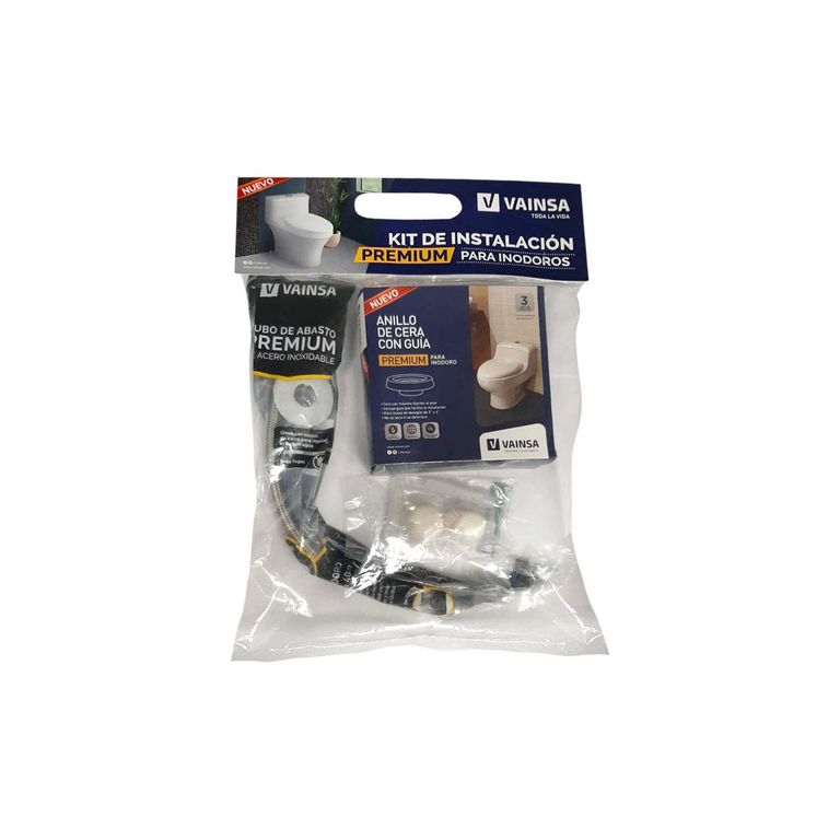 Kit de instalación premium de Inodoro Vainsa
