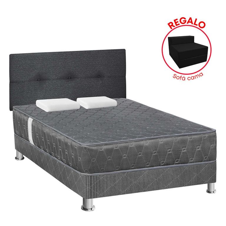Dormitorio Acqua 2 Plazas + Sofá Cama
