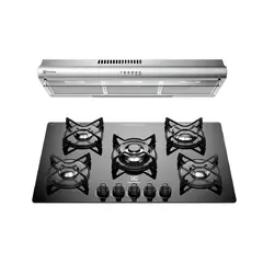 ELECTROLUX - Combo Campana Extractora 80cm + Encimera 5 Hornillas