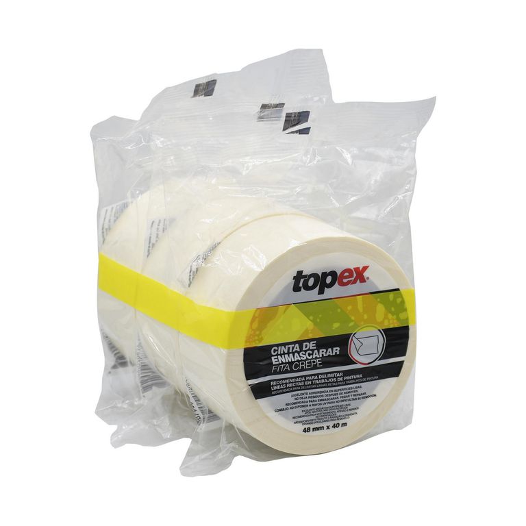 Masking Tape Topex 48mmx40m Pack x3