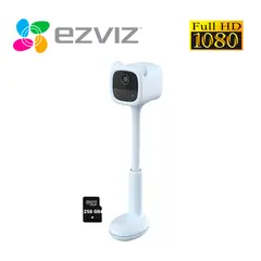 EZVIZ - Monitor de Bebé BM1 Celeste Wi-Fi Inalámbrico con Batería 256GB