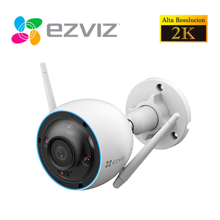 Cámara Seguridad Ezviz H3 2K 3MP Wi-Fi Inalámbrica Exterior
