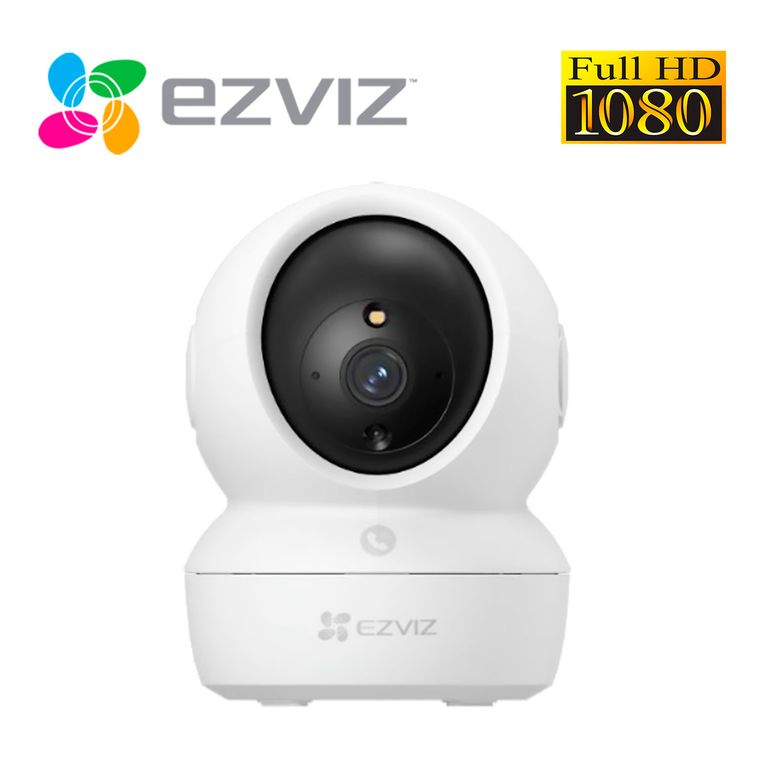 Cámara Seguridad Ezviz Wifi H6C PRO Full Hd Gira 360 con Boton Llamada