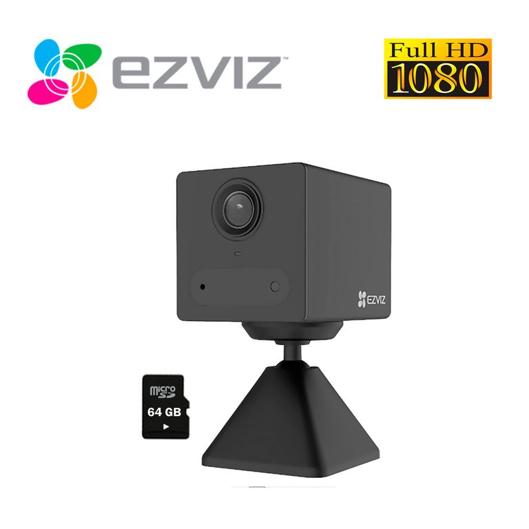 Cámara Inteligente Ezviz Wi-Fi CB2 Batería Inalámbrico Sd 64Gb Full Hd
