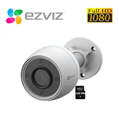 EZVIZ - Cámara de Seguridad Wi-Fi H3C COLOR 1080P IP67 Noche Color SD 128GB