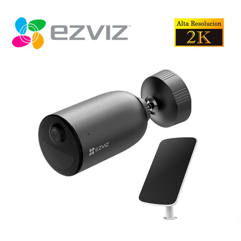 Cámara Seguridad Ezviz Wi-Fi Inalámbrico EB3 / Panel Solar
