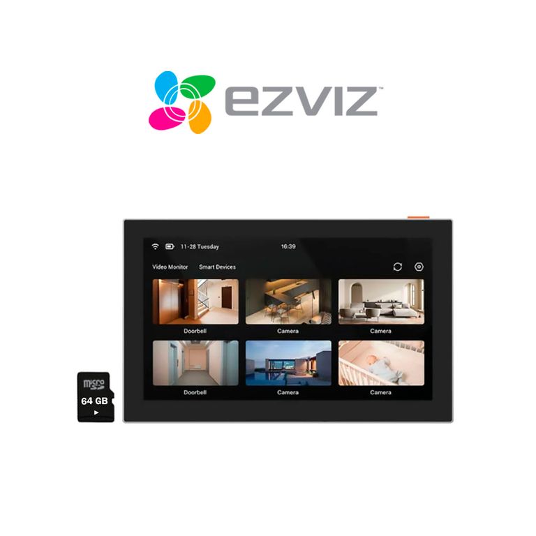 Monitor Táctil Inteligente Ezviz SD7 + Micro SD 64GB
