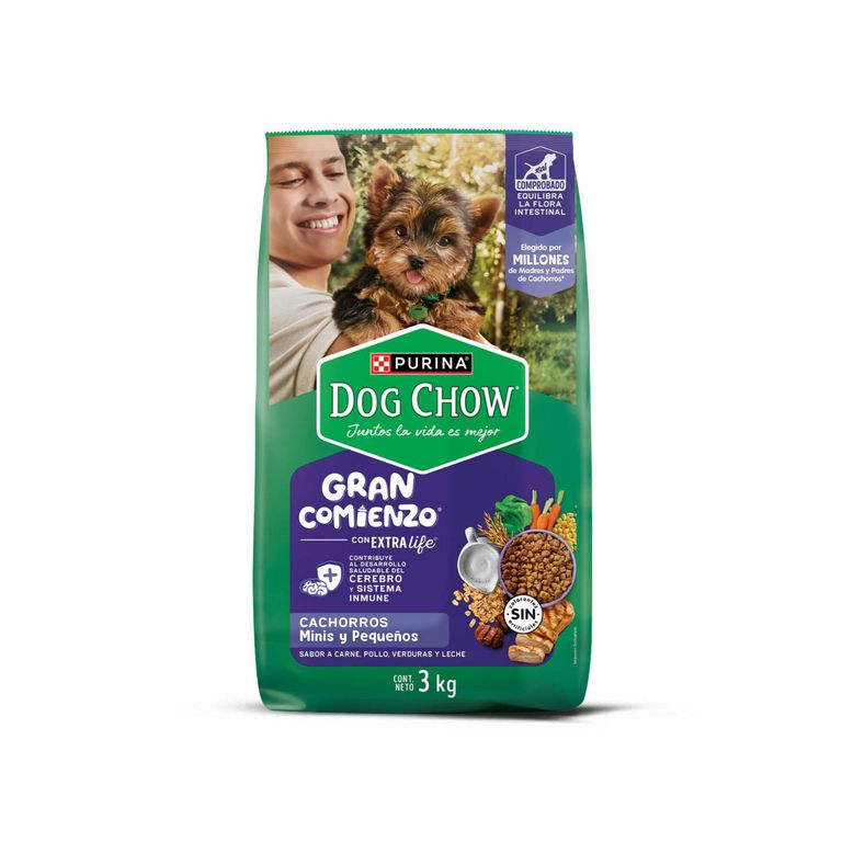 Cat Chow Cachorros Minis y Pequeños 3kg