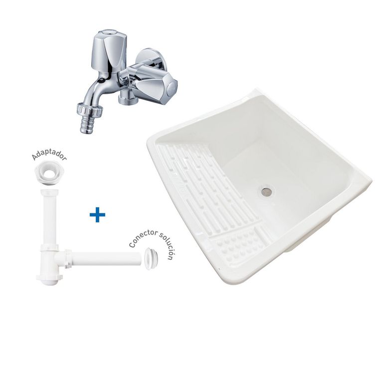 Lavadero de Ropa + Desagüe + Llave Mágica