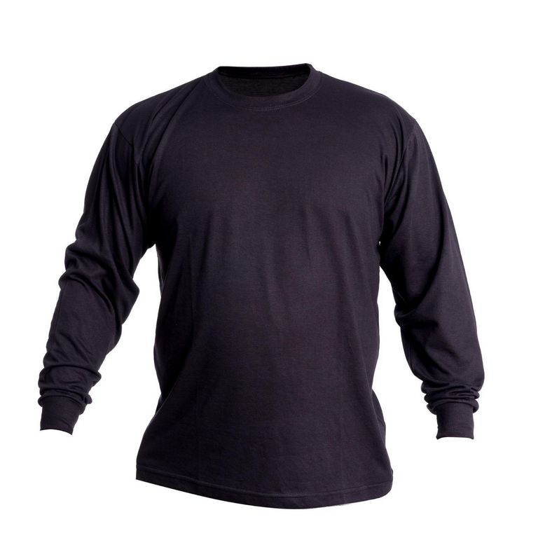 Polo de Hombre Manga Larga Negro