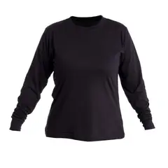 undefined - Polo de Dama Manga Larga Negro