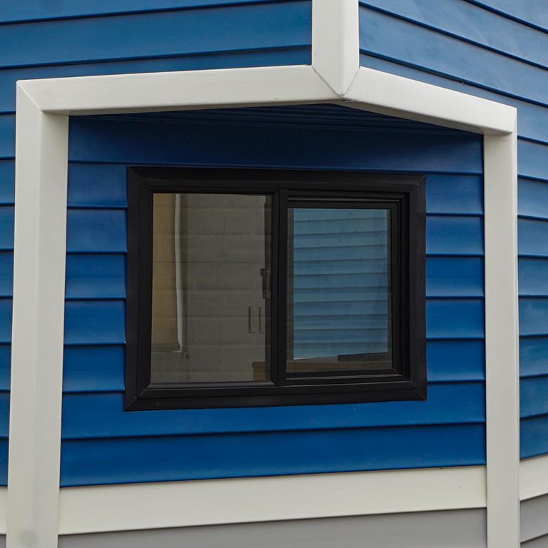 Ventana Pvc Corrediza Laminado de 6 mm Negro