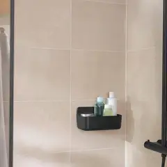 TESA - Cesta Adhesiva para ducha M 26x13cm