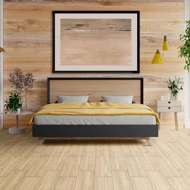 Ceramica Beige Maderado 20x60cm 1.44m2 Forest Ivory