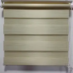 PLASTILISTO - Cortina Enrollable Zebra Madera 160x160cm