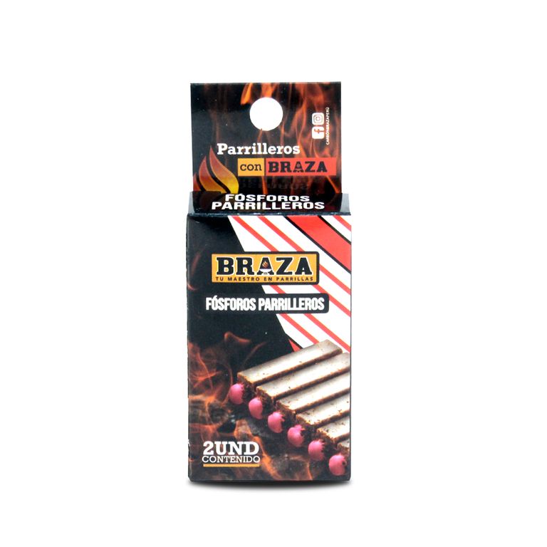 Fósforos Parrilleros Braza 2und