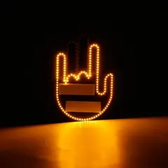 undefined - Panel Mano LED de Gestos 7W