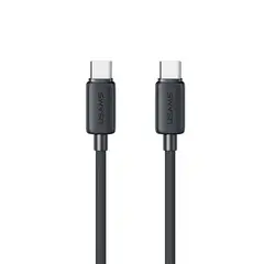 USAMS - Cable Carga + Data Type-C a Type-C PD 60W 1m Negro