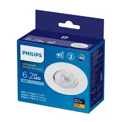 PHILIPS - Spot Dirigible LED Luz Cálida Red 6.2W