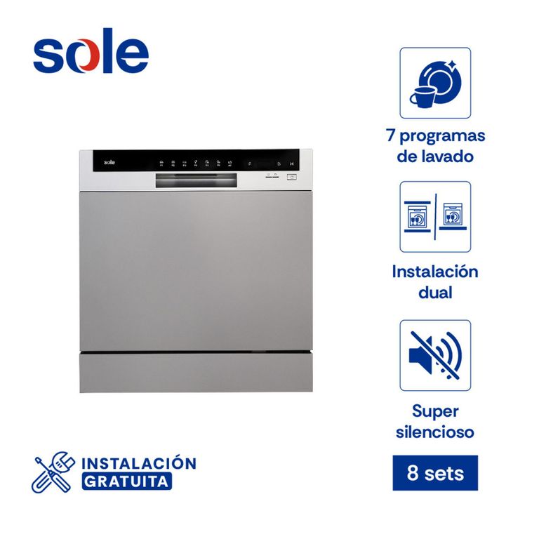 Lavaplatos Sole Silver 8 Sets