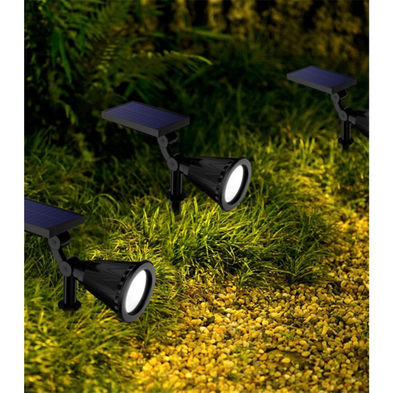 Spot Solar Estaca Luz Cálida