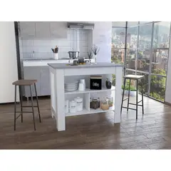 TUHOME - Mueble de Cocina Isla Cala Blanco Marquez/Ibiza